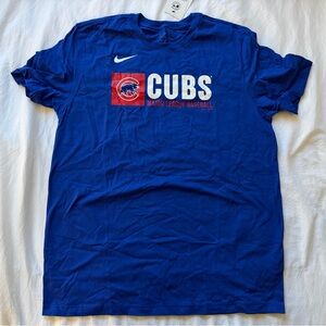 Nike Blue Cubs Baseball Tee